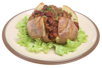 Jacket Potato with Chilli