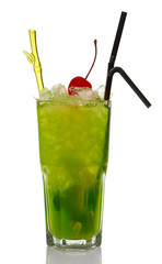 cocktail isolated on white background