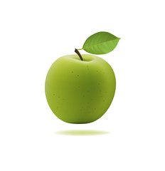 red apple vector illustration