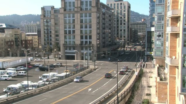 Downtown Traffic Time Lapse