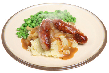 Sausages and Mashed Potato