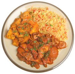 Indian Chicken Curry Meal