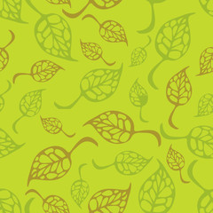 Seamless Leaves Background