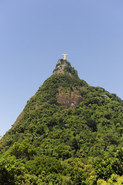 Corcovado Mountain with Christ Redeemer Statue, Rio de Janeiro
