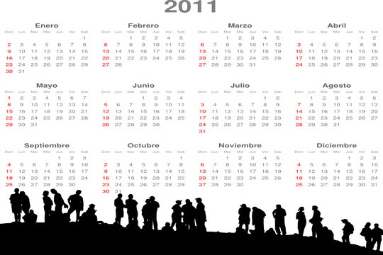 Calendario 2011 gente