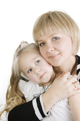 Mother and daughter.