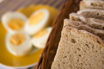 breakfast, focus on bread