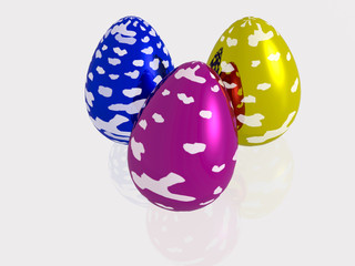 Three eggs