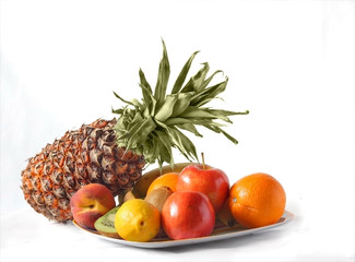 Bright fruit still life