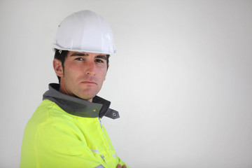 Portrait d'un chef de chantier