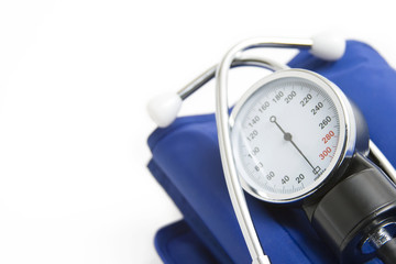 momanometr and stethoscope