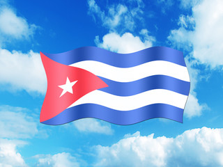 Bandeira de Cuba © Alicina