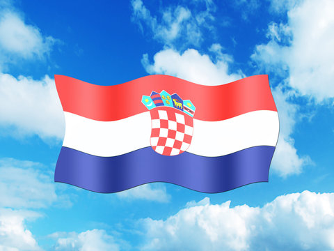 Bandeira da Croacia