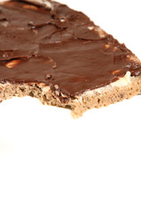 Abgebissenes Schokobrot
