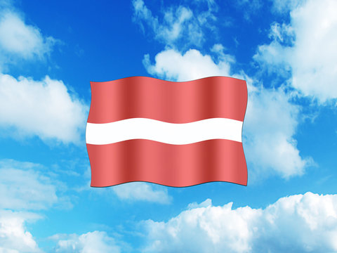 Bandeira da Letonia