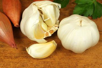 Garlic and shallot