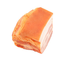 Bacon isolated on white background