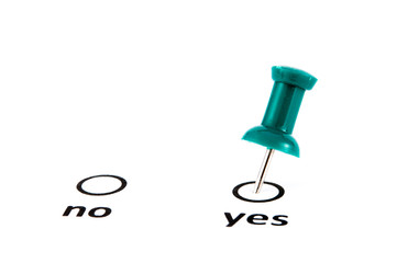 Entscheidung per Pin