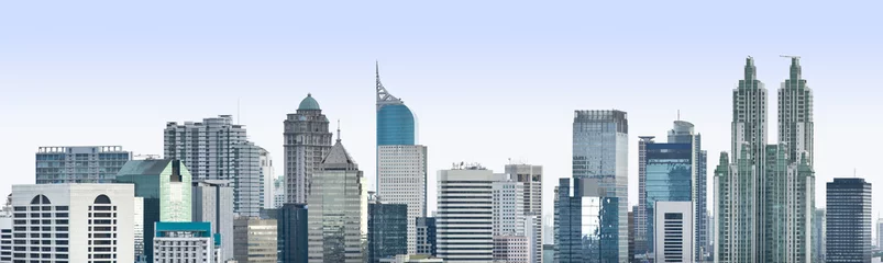 Abwaschbare Fototapete Indonesien Panorama der Stadt Jakarta