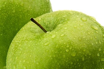 Grüner Apfel. Obst für Vitamine.