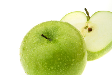 Grüner Apfel. Obst für Vitamine.