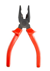 Pliers isolated on the white background