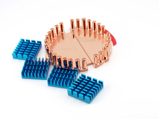 Cooling radiators for processors