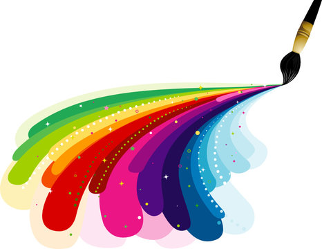 Rainbow Paintbrush Images – Browse 44,324 Stock Photos, Vectors, and Video  | Adobe Stock