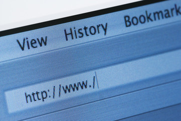 Internet Browser with Blank Web Address