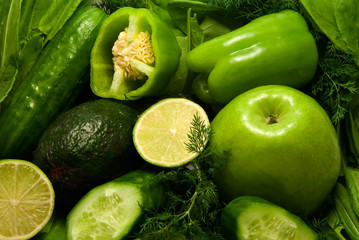 Green healthy food