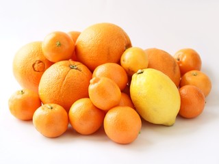 oranges,tangerins and lemon