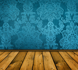 sharp blue vintage interior - similar images available