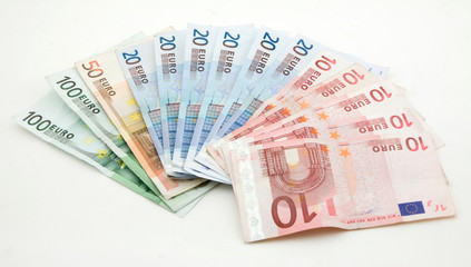 Euro bank notes