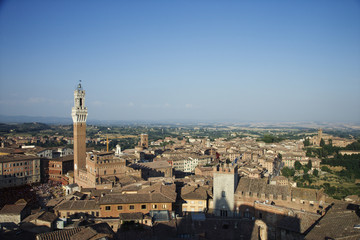 Fototapeta na wymiar Cityscape of Siena