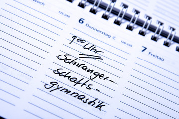 Obraz premium Schwangerschaftsgymnastik
