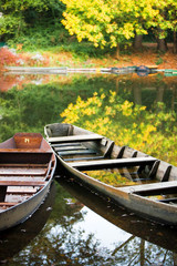 Autumn boats