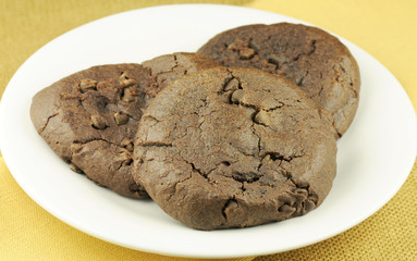 Chewy chocolate cookies