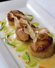 gourmet scallops appetizer/starter