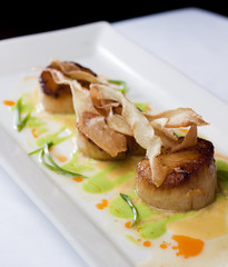 gourmet scallops appetizer