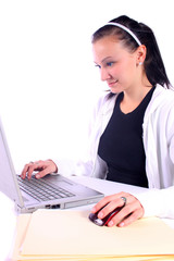 Smiling Teenager Looking at the Camera