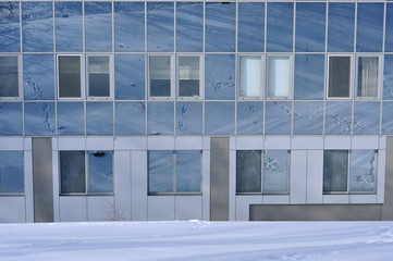 glass wall reflection