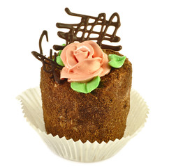 cake isolated on white