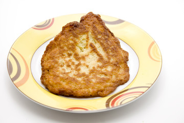 Pfannkuchen auf Teller