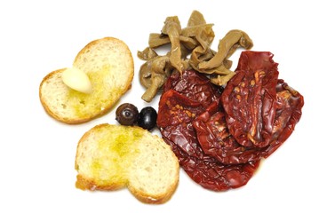 Pomodori e melanzane sott'olio
