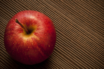 Crispy red apple