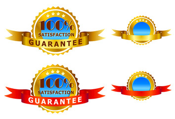 100% satisfaction guaranteed labels
