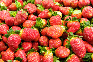 Fresh and tasty strawberries