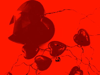 abstract hearts
