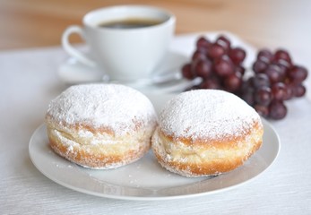 Berliner, Tasse, Trauben