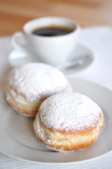 Pfannkuchen, Kaffee